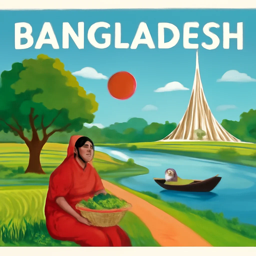 Reader-facing scene leading into Bangladesh Area