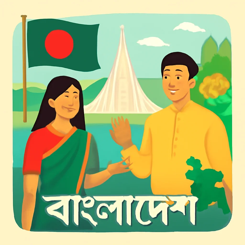 Cultural reading image related to Bangla language in Bangladesh