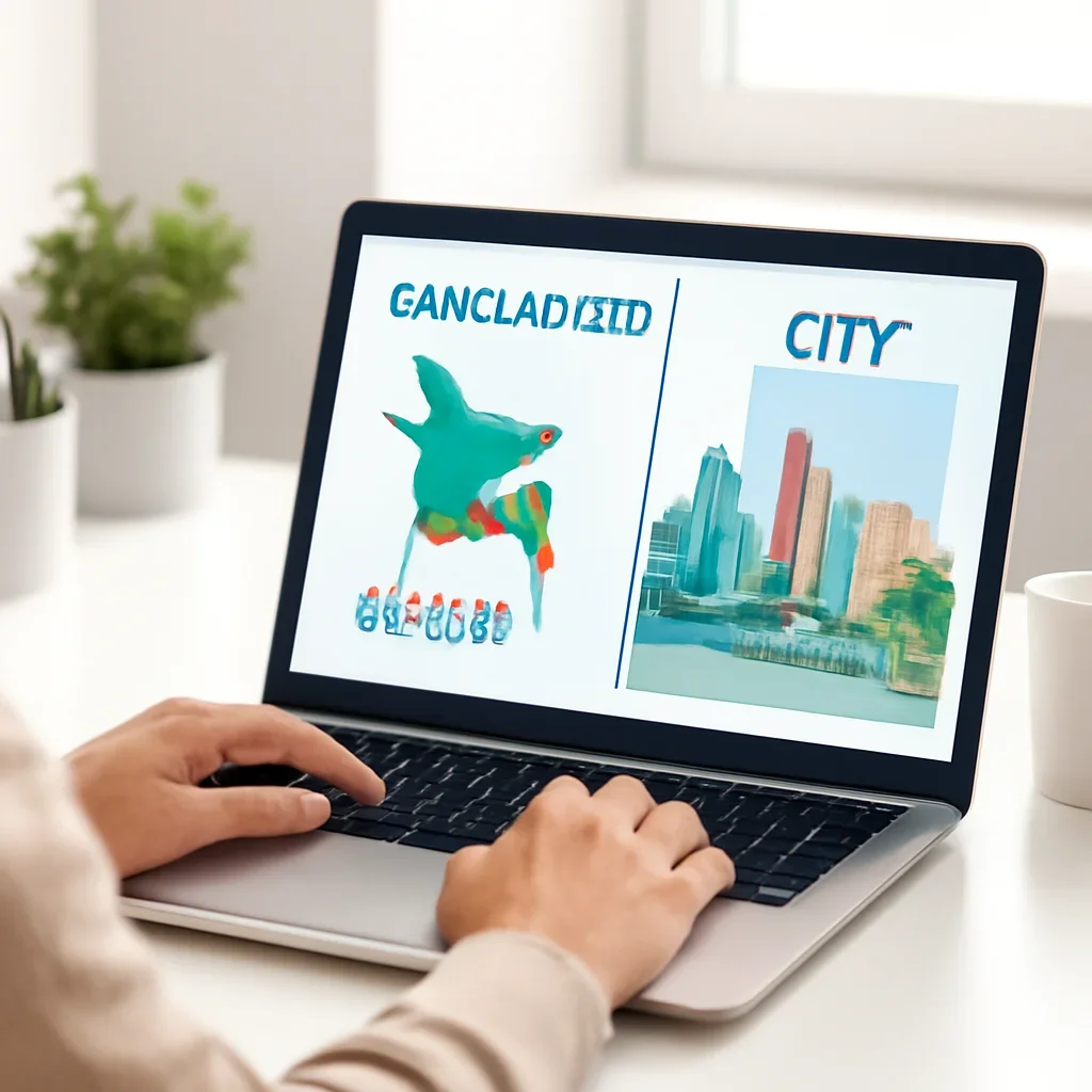 Reader comparing Bangladesh population and city pages on laptop