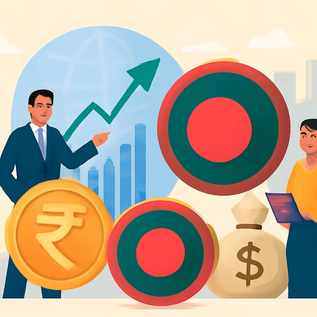 Practical money-planning image for Bangladesh currency conversion
