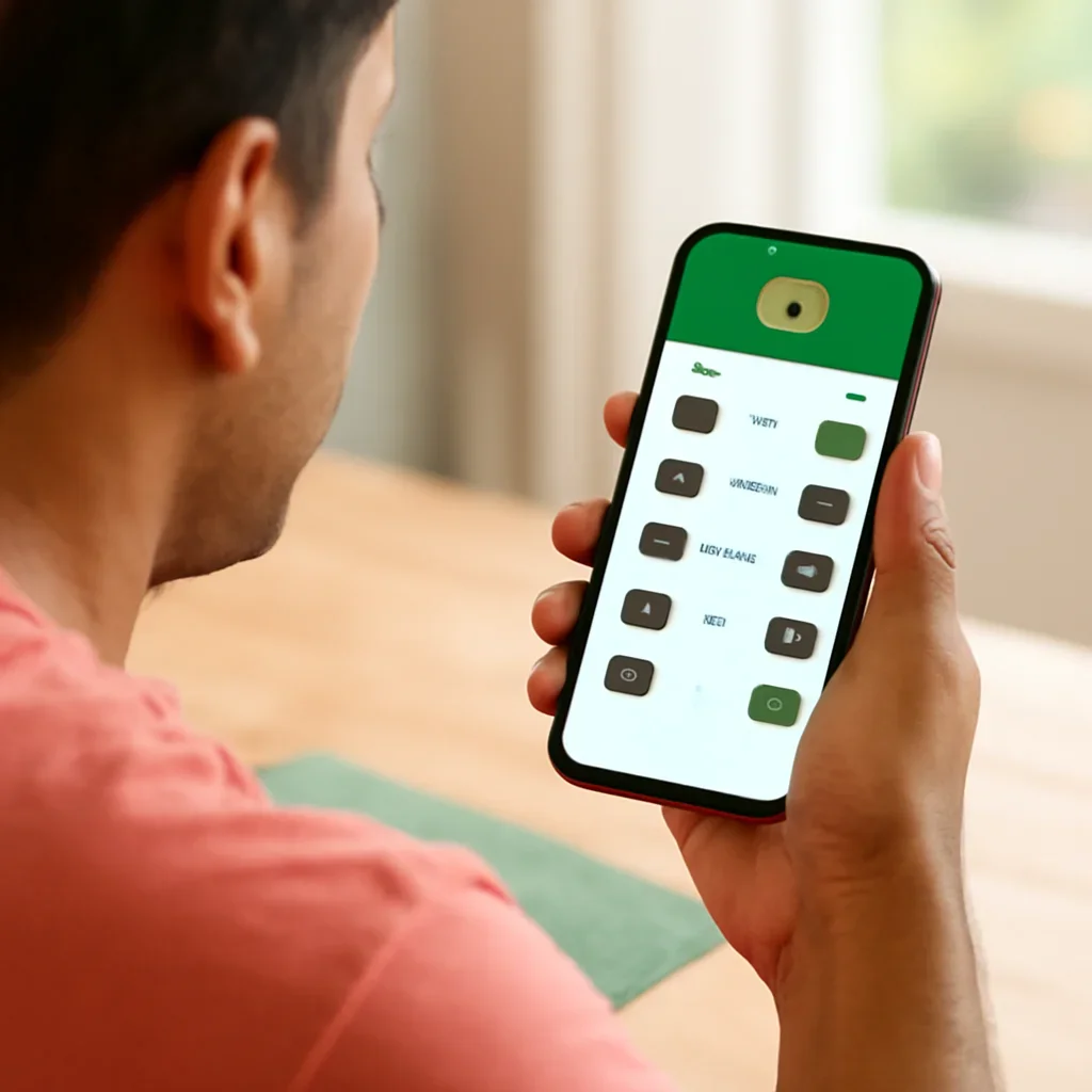 Fan planning the week around Bangladesh cricket fixtures on a phone