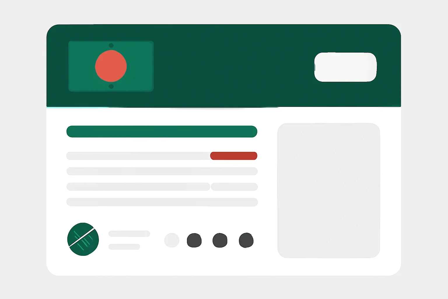 Bangladesh cricket live-score page with innings details and minimalist scoreboard