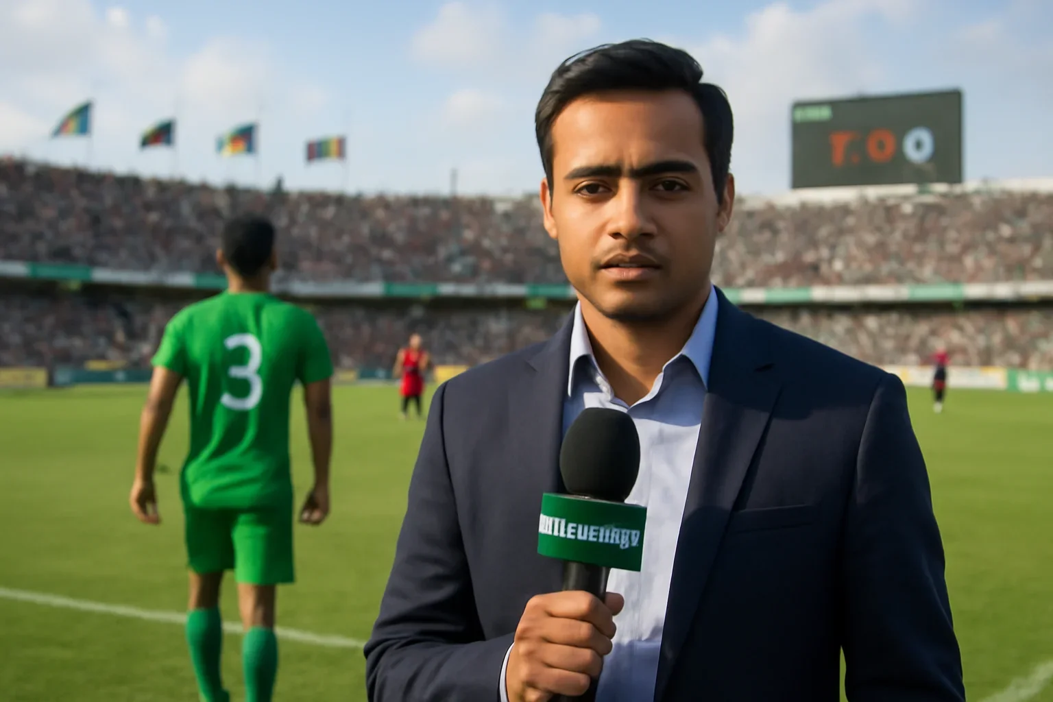 Editorial scene linked to Bangladesh Football